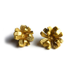 Gold Starburst Studs