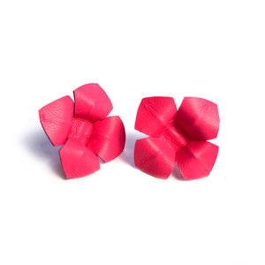 Hot Pink Charlie Studs