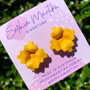 Sunflower Penny Studs