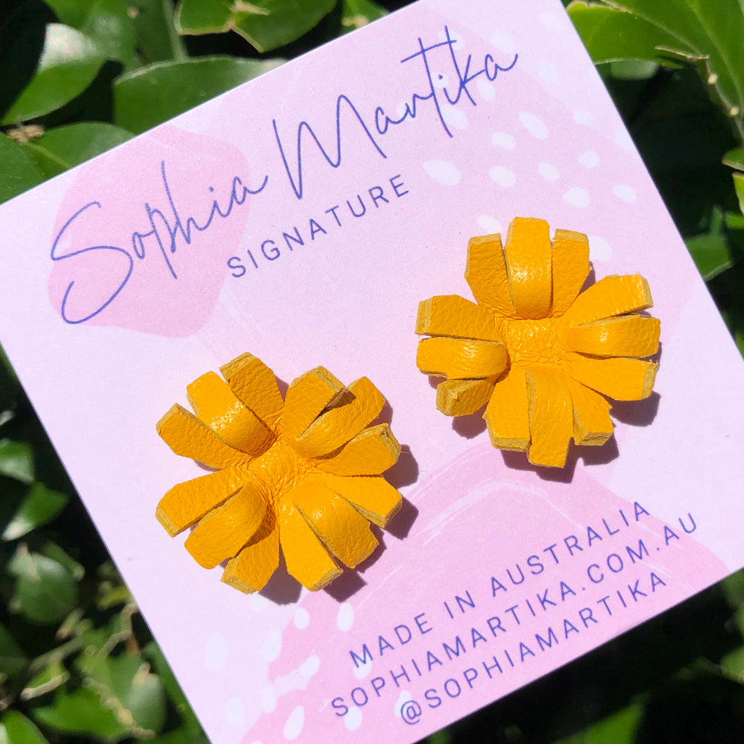 Sunflower Starburst Studs