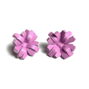 Lilac Starburst Studs