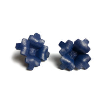 Load image into Gallery viewer, Navy Penny Studs