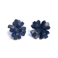 Load image into Gallery viewer, Navy Starburst Studs