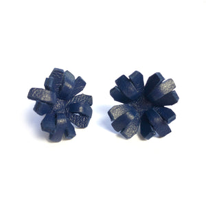 Navy Starburst Studs