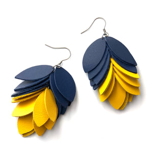 Navy & Sunflower Petal Drops