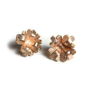 Rose Gold Starburst Studs